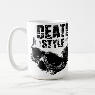 Dood Stijl Schedel Design Koffiemok