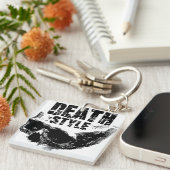 Dood Stijl Schedel Design Sleutelhanger (Voorkant Rechts)
