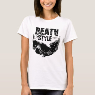 Dood Stijl Schedel Design T-shirt