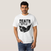 Dood Stijl Schedel Design T-shirt (Voorkant volledig)