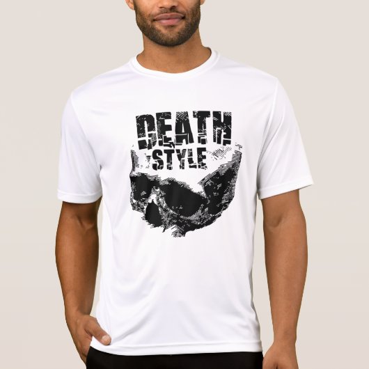 Dood Stijl Schedel Design T-shirt (Voorkant)