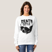 Dood Stijl Schedel Design Trui (Voorkant volledig)