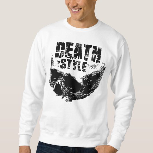Dood Stijl Schedel Design Trui (Voorkant)