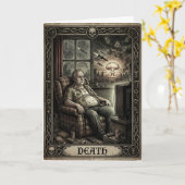 Dood Tarot Boomer WW3 Meme Kaart (Gele Bloem)