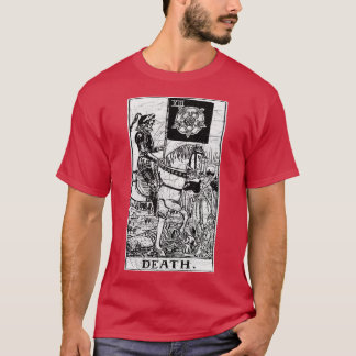 Dood Tarot Kaart Majoor Arcana fortuin vertelt me T-shirt
