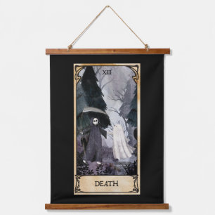 Dood Tarotkaart Hangend Wandkleed
