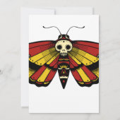 Dood tot 20 jaar: Motie en schedelontwerp Kaart (Achterkant)