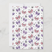 Dood Twenties Coquette Esthetische Bow 30 Verjaard Kaart (Achterkant)