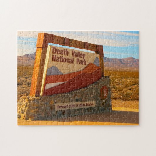 Dood Valley California en Nevada. Legpuzzel (Horizontaal)