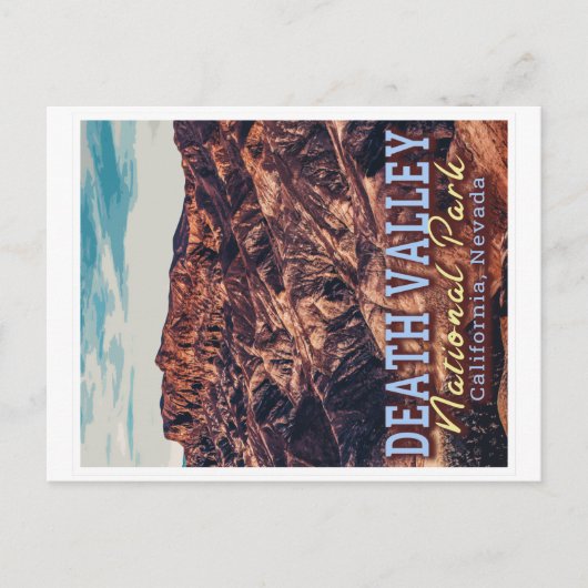 DOOD VALLEY NATIONAL PARK - CALIFORNIA - NEVADA BRIEFKAART (Voorkant)