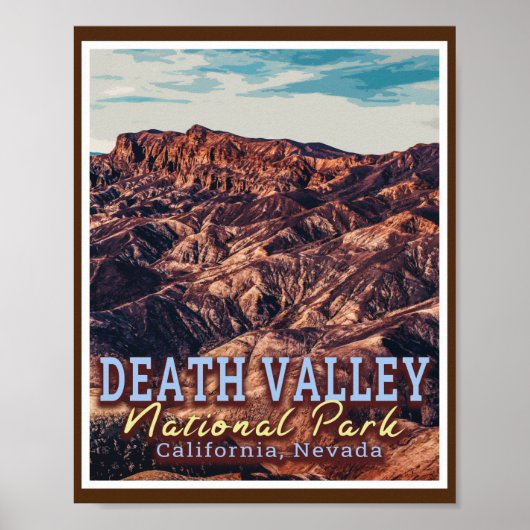 DOOD VALLEY NATIONAL PARK - CALIFORNIA - NEVADA POSTER (Voorkant)