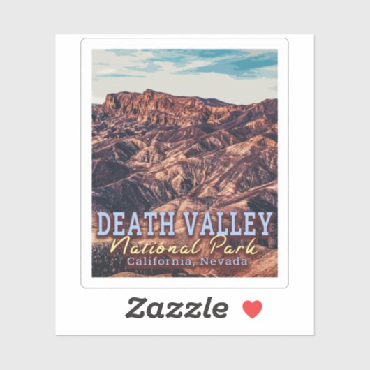 DOOD VALLEY NATIONAL PARK - CALIFORNIA - NEVADA STICKER (Vel)