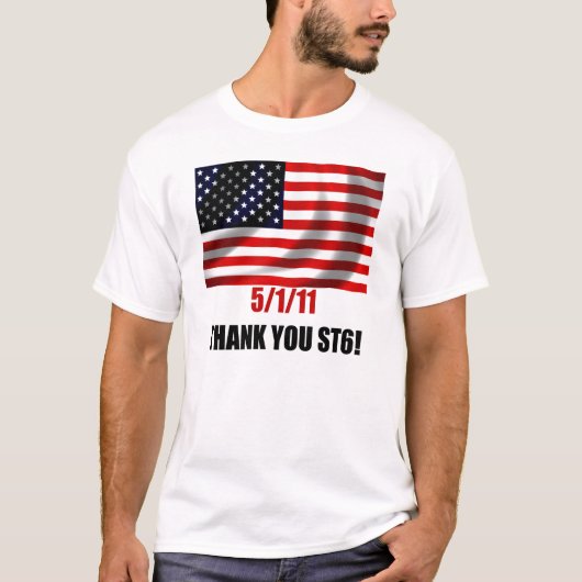 dood van bin Laden T-shirt (Voorkant)