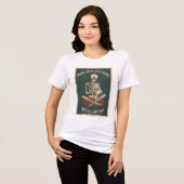 Dood van binnen, kat buiten Tri-Blend shirt (Voorkant volledig)