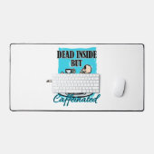 Dood van binnen, maar cafeïnehoudende koffie liefd bureaumat (Keyboard & Muis)