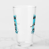 Dood van binnen, maar cafeïnehoudende koffie liefd glas (Links)