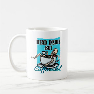 Dood van binnen, maar cafeïnehoudende koffie liefd koffiemok