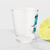 Dood van binnen, maar cafeïnehoudende koffie liefd shot glas (Links)