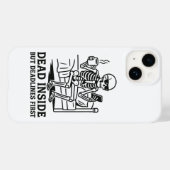 Dood van binnen maar deadlines eerst Case-Mate iPhone case (Achterkant (horizontaal))