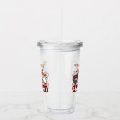 Dood van binnen, maar gekruid acryl drinkbeker (Rechts)