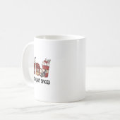 Dood van binnen, maar gekruid dankbare Thanksgivin Koffiemok (Voorkant links)