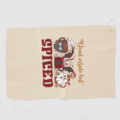 Dood van binnen, maar gekruid golfhanddoek (Horizontaal)