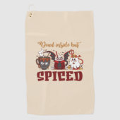 Dood van binnen, maar gekruid golfhanddoek (Voorkant)