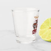 Dood van binnen, maar gekruid shot glas (Links)