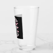 Dood van binnen maar het is Valentijnsdag Grappig Glas (Links)