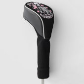 Dood van binnen maar het is Valentijnsdag Grappig  Golfheadcover (Schuin)