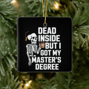 Dood van binnen, maar ik heb mijn masterdiploma Sk Keramisch Ornament