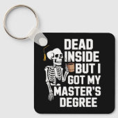 Dood van binnen maar ik heb mijn masterdiploma Ske Sleutelhanger (Voorkant)