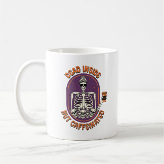 Dood van Binnen Maar met Cafeïne Skelet Koffiemok