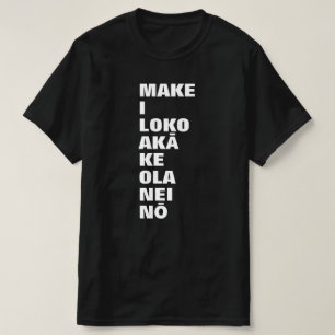 dood van binnen, maar nog leeft in Hawaiian T-shirt