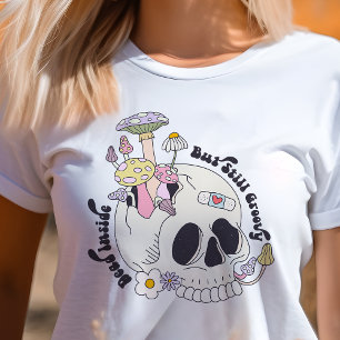 Dood van binnen maar nog steeds groovy Tri-Blend shirt