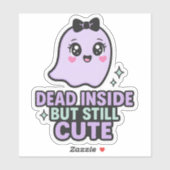 Dood Van Binnen Maar Nog Steeds Schattig Kawaii Ge Sticker (Vel)