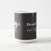 Dood van binnen maar vol cafeïne – Halloween kusse Koffiemok (Center)