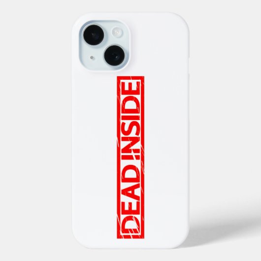Dood van binnen Stempel Case-Mate iPhone Case (Achterkant)