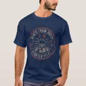 Dood van boven F-16 gevechtspilot T-shirt (Voorkant)