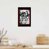 Dood van boven poster (Keuken)