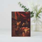 Dood van de Maagd door Caravaggio (1606) Briefkaart (Staand voorkant)