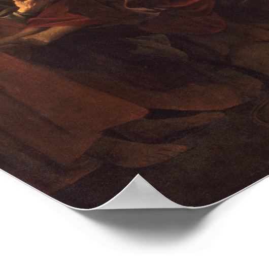 Dood van de Maagd door Caravaggio - Poster (Hoek)