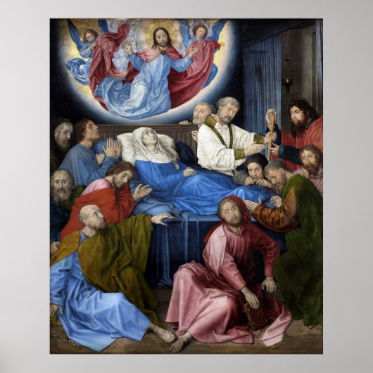 Dood van de Maagd - Hugo van der Goes - c1475 Poster (Voorkant)