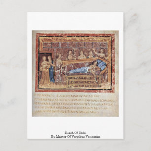 Dood van Dido door de kapitein van Vergilius Vatic Briefkaart