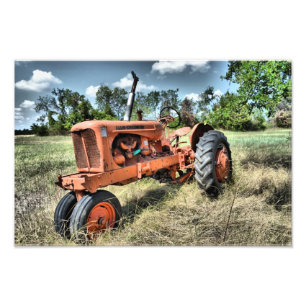 Dood van een Allis Chalmer Foto Afdruk