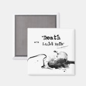 Dood van een gloeilamp magneet (Voorkant / Achterkant)