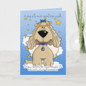 Dood van een hond Sympathie Card - Verlies van hon Kaart (Voorkant)