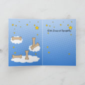 Dood van een hond Sympathie Card - Verlies van hon Kaart (Binnen)