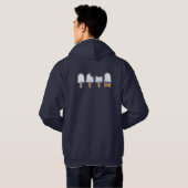 dood van een papegaai hoodie (Achterkant volledig)