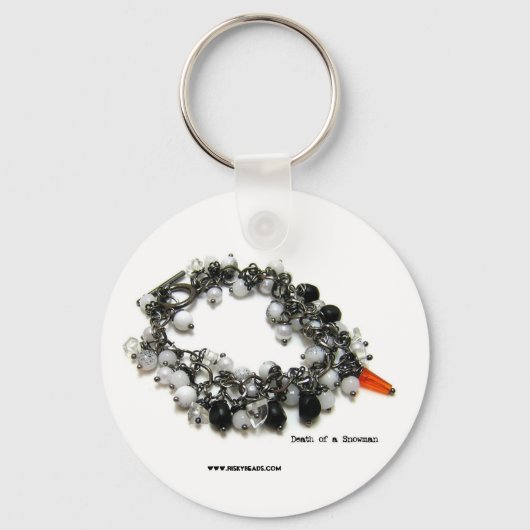 Dood van een sleutelketen van Snowman Sleutelhanger (Voorkant)